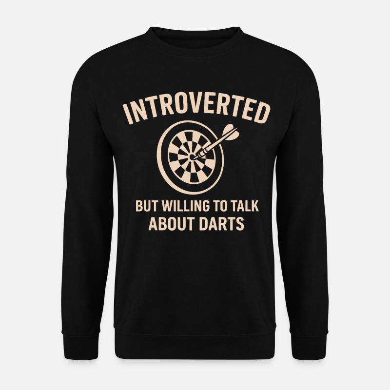 Fléchettes Introverti Dit Chemise - Sweat-shirt Unisexe - noir