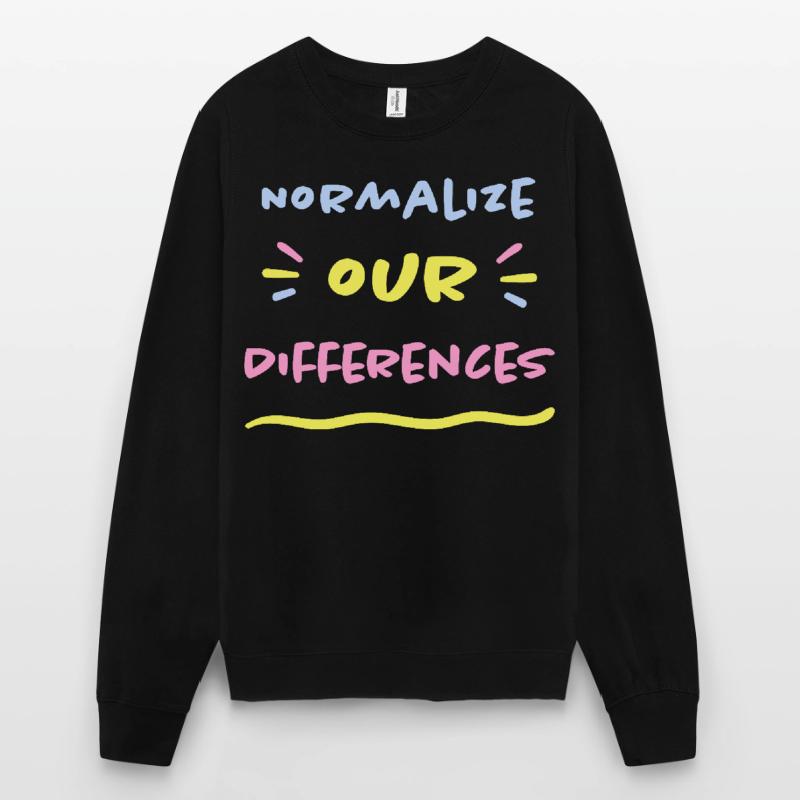 Normalize our Differences - Inclusion ASD ADHD Unisex Sweatshirt