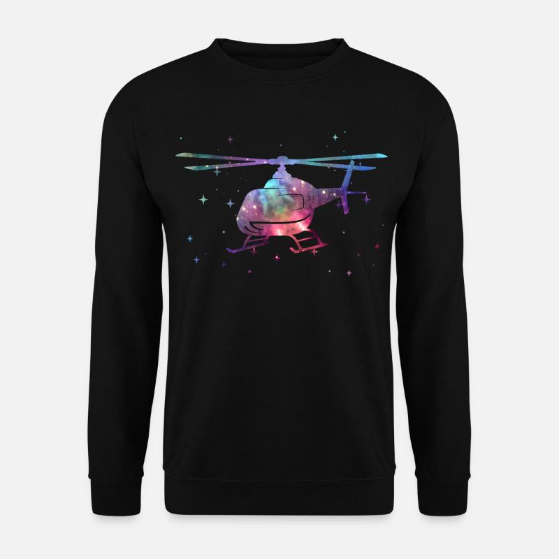Pilote d’hélicoptère Space Kids Helicopter - Sweat-shirt Unisexe - noir