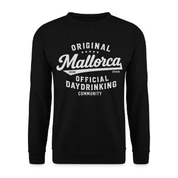 Communauté officielle de daydrinking à Malle 2026 - Sweat-shirt Unisexe - noir - Devant - Alina (178cm) & Michal (187cm)