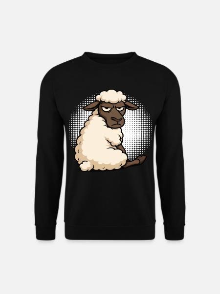Sheep Sheep Shepherd Sheep Keeper Ram - Unisex Sweatshirt - black