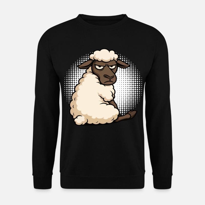 Schaf Schafe Schäfer Schafhalter Schafbock - Unisex Pullover - Schwarz