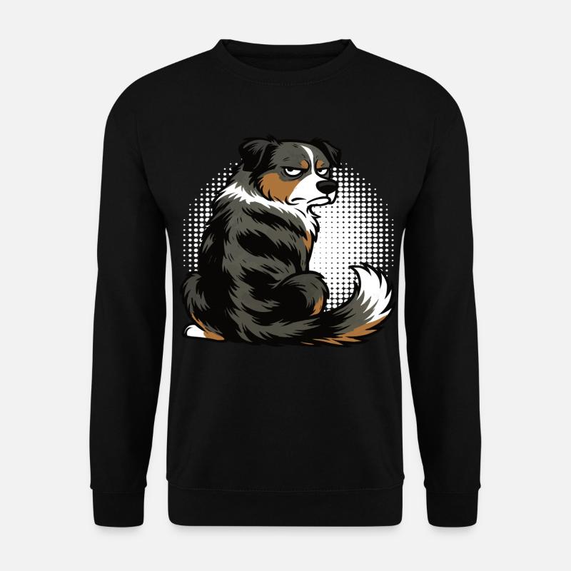 Australian Shepherd Aussie Aussie Owners Aussies - Unisex Sweatshirt - black