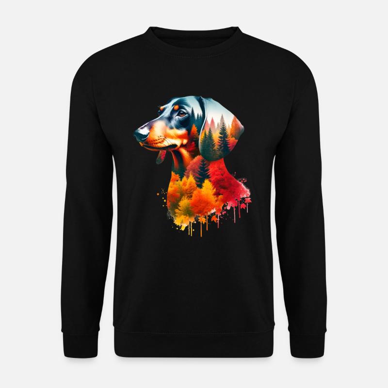 Dachshund - Unisex Sweatshirt - black