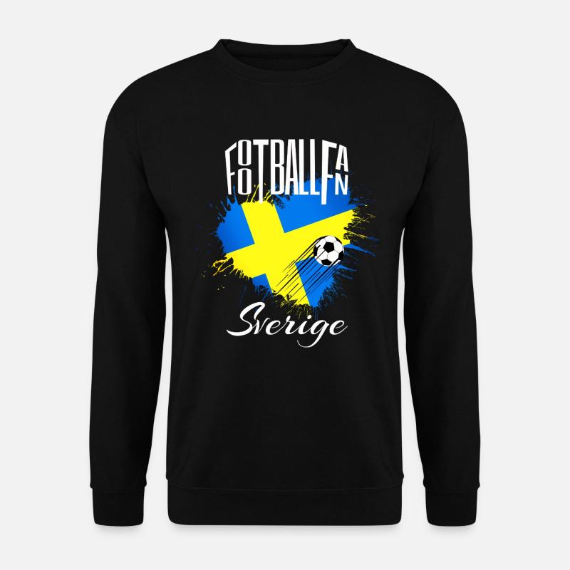 Fussball Fan Schweden - Unisex Pullover - Schwarz