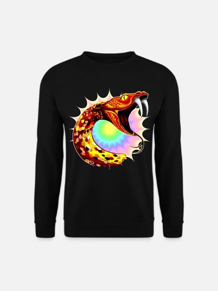 Kosmische Schlange - Unisex Pullover - Schwarz