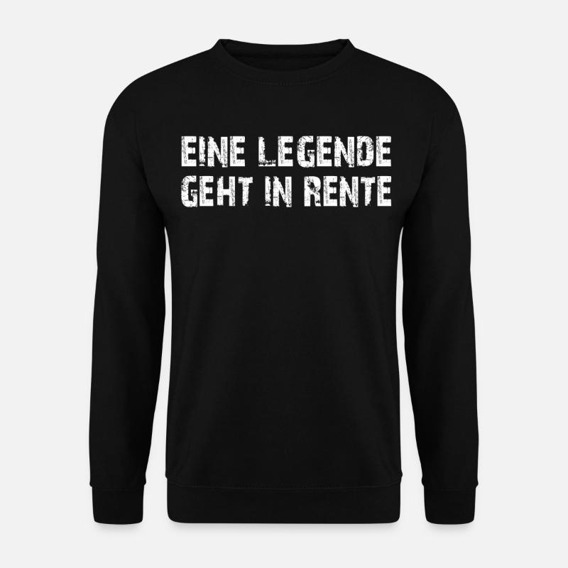 Endlich Rentner - Unisex Pullover - Schwarz