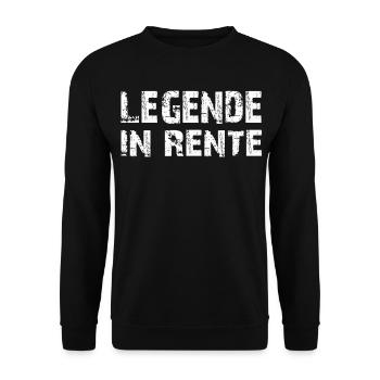 Endlich Rentner - Unisex Pullover - Schwarz - Vorne - Alina (178cm) & Michal (187cm)