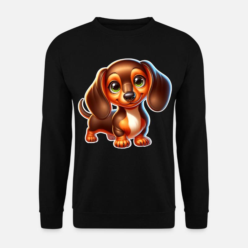 Dackel - Unisex Pullover - Schwarz