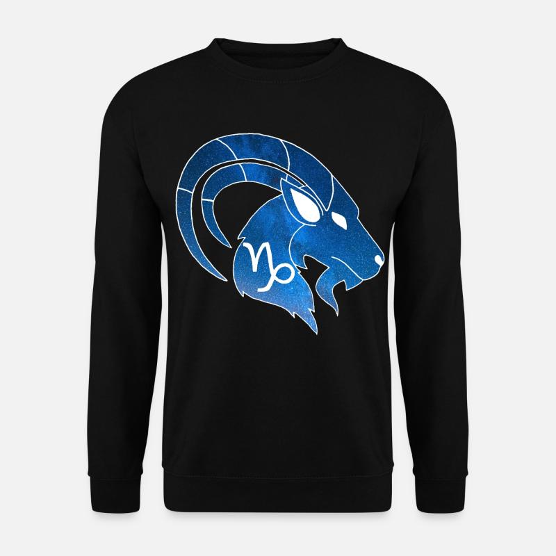 Steinbock und das Universum - Unisex Pullover - Schwarz
