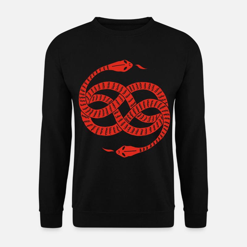 Infinite Red Snakes - Unisex Sweatshirt - black