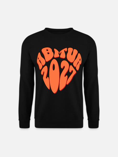 Abitur 2027 Herz - Unisex Pullover - Schwarz