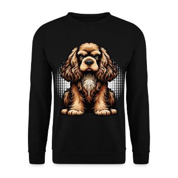 Cocker Spaniel Cocker Chien Cocker Propriétaire de cocker Spaniel - Sweat-shirt Unisexe - noir - Devant - Alina (178cm) & Michal (187cm)