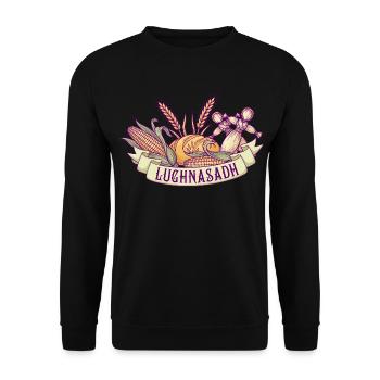Premier festival de Lughnasa Lammas Lughnasadh - Sweat-shirt Unisexe - noir - Devant - Alina (178cm) & Michal (187cm)
