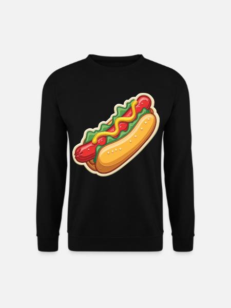 Hotdog Love - Unisex Sweatshirt - black