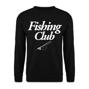 Fishing Club - Unisex Pullover - Schwarz - Vorne - Alina (178cm) & Michal (187cm)