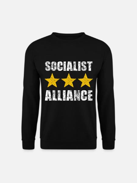 Socialist Alliance Stars Shirt - Unisex Sweatshirt - black