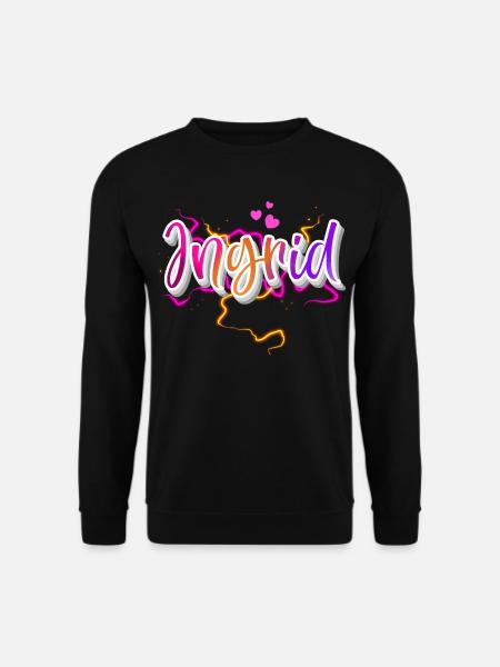 Ingrid - Sweat-shirt Unisexe - noir