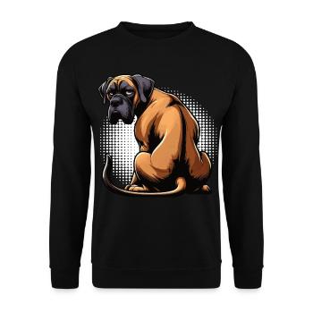 Great Dane Great Dane Owner Great Dane Fan - Unisex Sweatshirt - black - Front - Alina (178cm) & Michal (187cm)