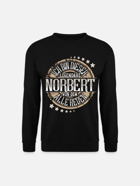 Norbert - Unisex Pullover - Schwarz