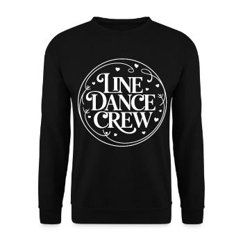 Équipe de danse en ligne - Sweat-shirt Unisexe - noir - Devant - Alina (178cm) & Michal (187cm)