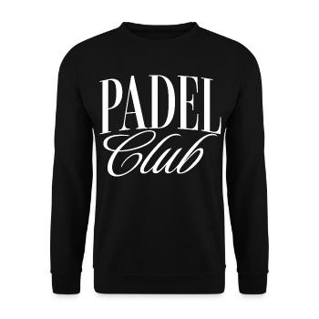 Padel - Sweat-shirt Unisexe - noir - Devant - Alina (178cm) & Michal (187cm)