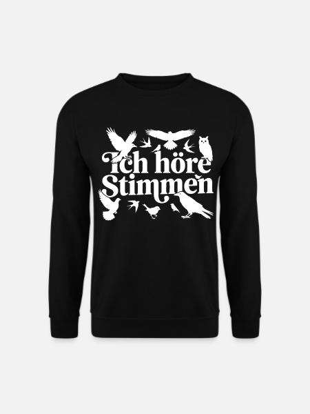 Birding Humor - Unisex Pullover - Schwarz