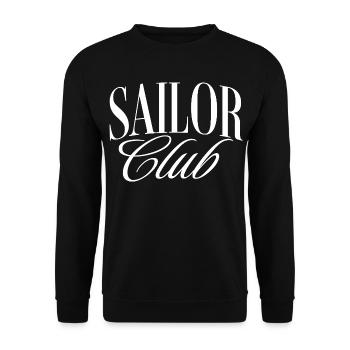 Sailor CLub - Sweat-shirt Unisexe - noir - Devant - Alina (178cm) & Michal (187cm)