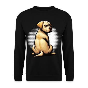 Labrador Labrador owner Labrador lover - Unisex Sweatshirt - black - Front - Alina (178cm) & Michal (187cm)
