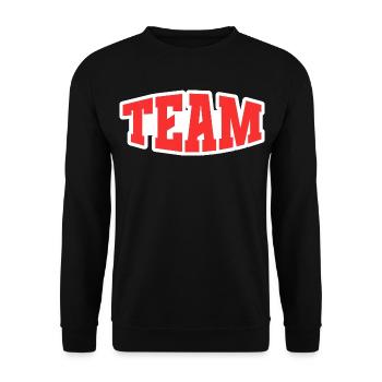 Équipe - Sweat-shirt Unisexe - noir - Devant - Alina (178cm) & Michal (187cm)