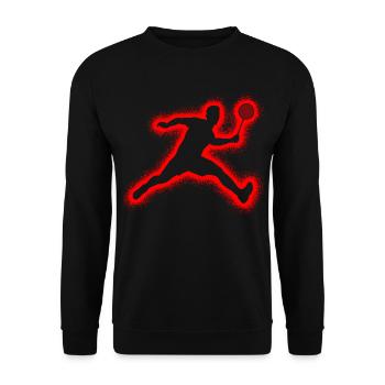 Joueurs de badminton Badminton hommes Badminton garçons - Sweat-shirt Unisexe - noir - Devant - Alina (178cm) & Michal (187cm)