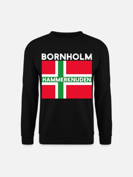 Bornholm Hammerknuden - Unisex Pullover - Schwarz