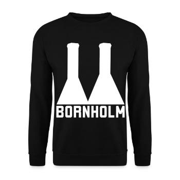 Bornholm - Unisex Pullover - Schwarz - Vorne - Alina (178cm) & Michal (187cm)