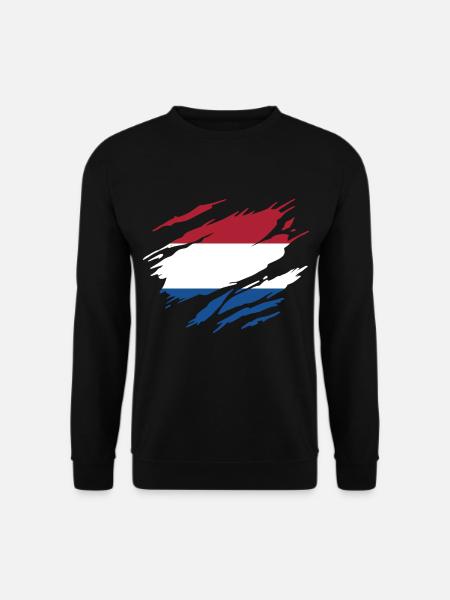 Drapeau des Pays-Bas Hollande - Sweat-shirt Unisexe - noir