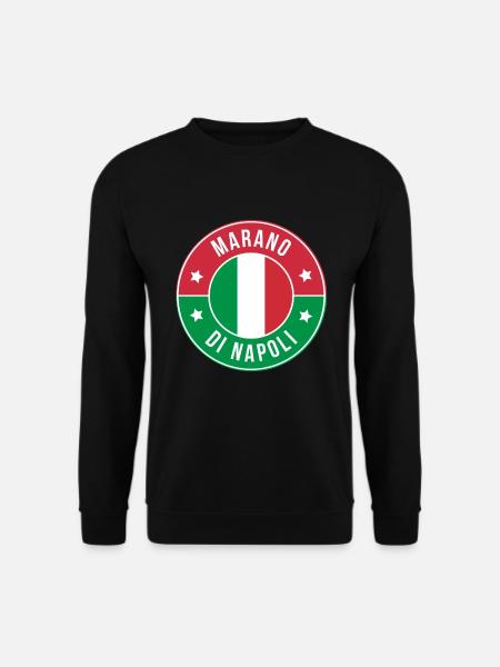 Marano di Napoli Round Emblem - Unisex Sweatshirt - black