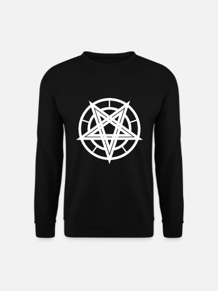 Invertiertes Pentagramm - Unisex Pullover - Schwarz