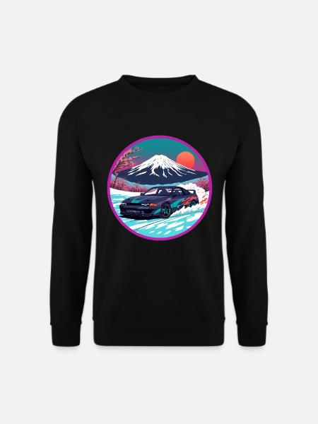 Neon Fuji Midnight Performance Edition - Unisex Pullover - Schwarz