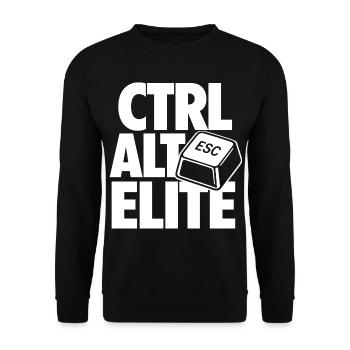 Ctrl Alt Elite Programmer - Sweat-shirt Unisexe - noir - Devant - Alina (178cm) & Michal (187cm)