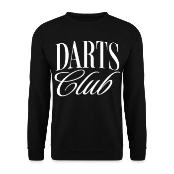 Club de fléchettes - Sweat-shirt Unisexe - noir - Devant - Alina (178cm) & Michal (187cm)