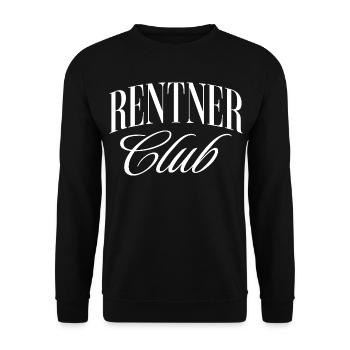 Pensioners Club - Unisex Sweatshirt - black - Front - Alina (178cm) & Michal (187cm)