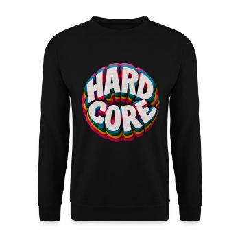 Hardcore Rainbow - Sweat-shirt Unisexe - noir - Devant - Alina (178cm) & Michal (187cm)