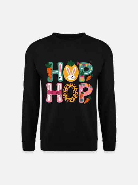 Hip Hop Easter Day - Unisex Sweatshirt - black