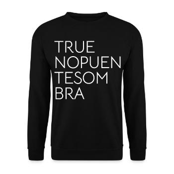 THUNDER SHADOW BRIDGE - Unisex Sweatshirt - black - Front - Alina (178cm) & Michal (187cm)