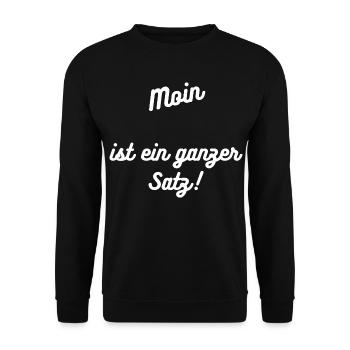 Heimatliebe Nord - Unisex Pullover - Schwarz - Vorne - Alina (178cm) & Michal (187cm)