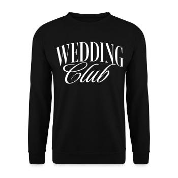 Wedding Club - Unisex Sweatshirt - black - Front - Alina (178cm) & Michal (187cm)