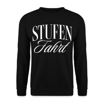 Stufenfahrt - Unisex Pullover - Schwarz - Vorne - Alina (178cm) & Michal (187cm)