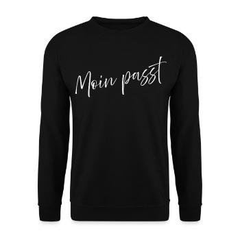 Heimatliebe Nord - Unisex Pullover - Schwarz - Vorne - Alina (178cm) & Michal (187cm)