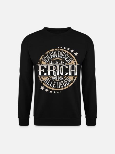 Erich - Unisex Pullover - Schwarz