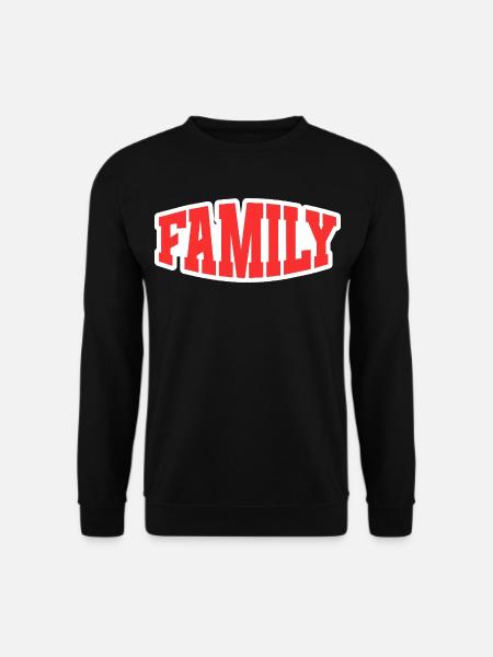 Family - Unisex Pullover - Schwarz