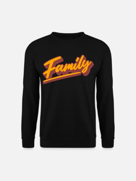 Family - Unisex Pullover - Schwarz